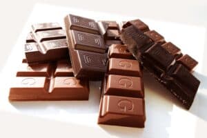 Hvor meget slik - chokolade